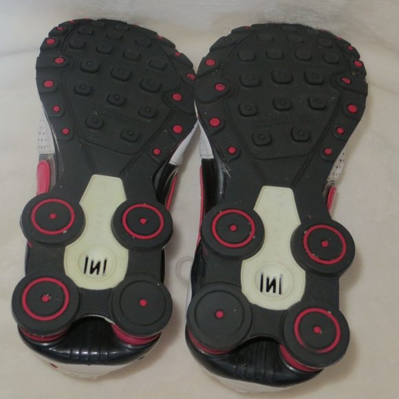 Nike Shox Black Pink Running Flash White Youth 6Y US 7.5 - Picture 4 of 7